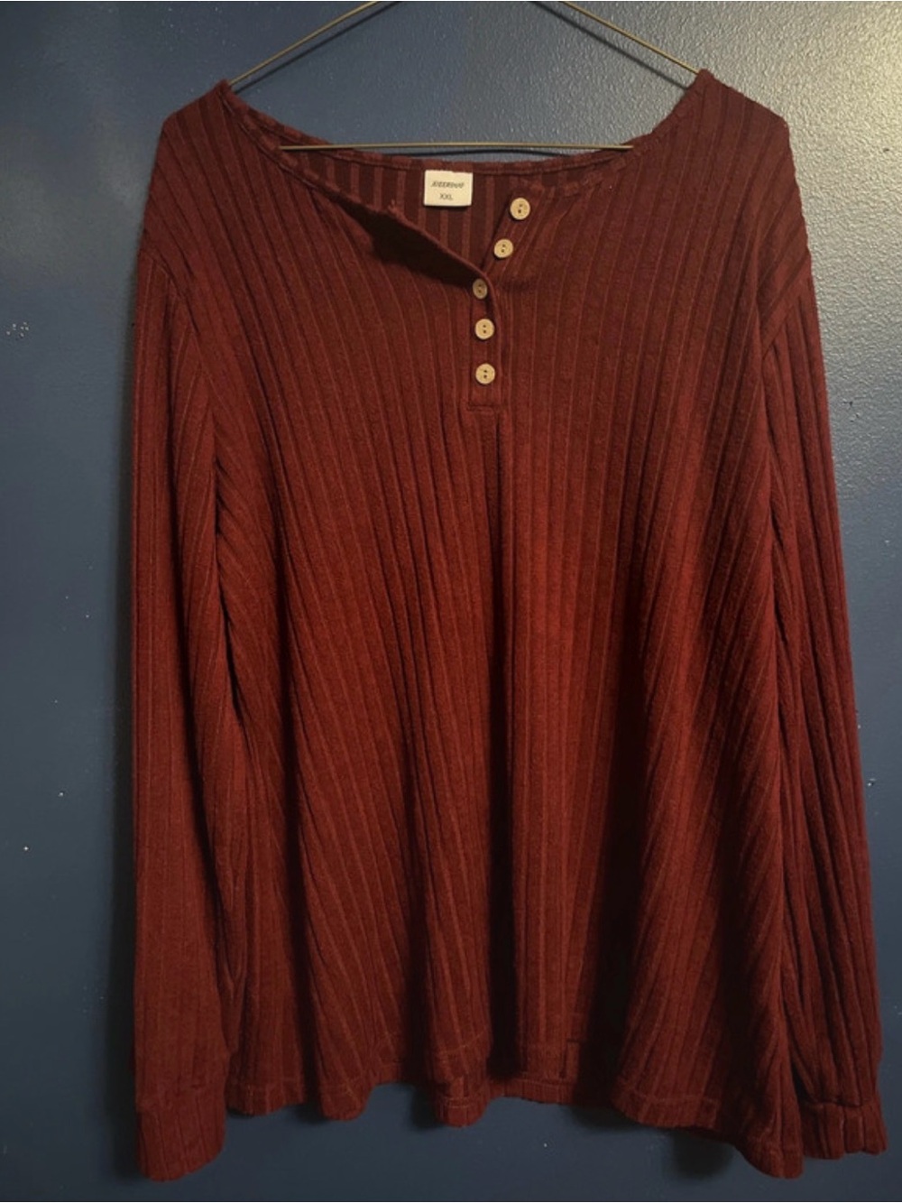 Burgundy Sweater Top